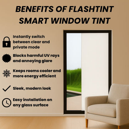 FlashTints Instant Privacy Smart Tint